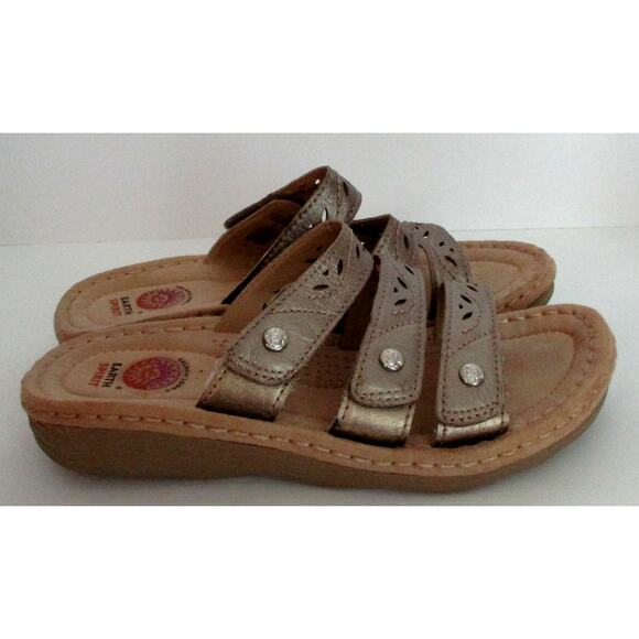 Earth Spirit Women's Adjustable Strap Slide Sandals Size 8M - Picture 2 of 11